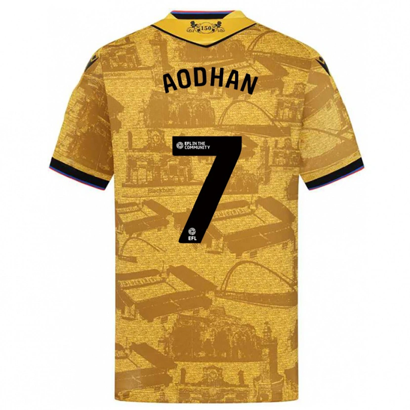 Danxen Men Aodhan Doherty #7 Gold Black Away Jersey 2025/26 T-Shirt