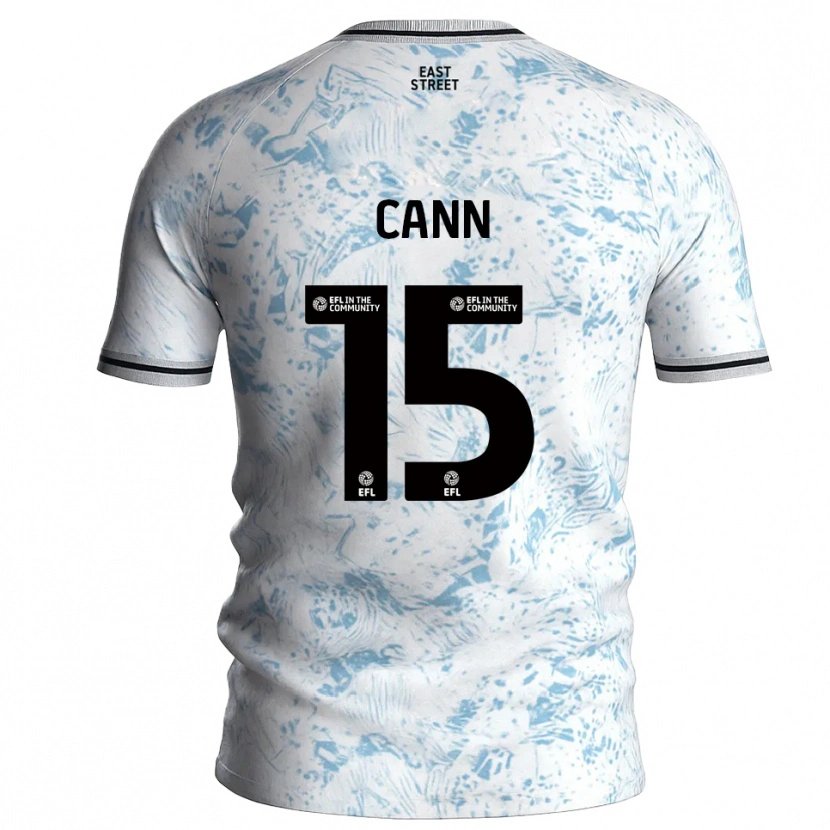 Danxen Men Ethan Cann #15 White Sky Blue Away Jersey 2025/26 T-Shirt