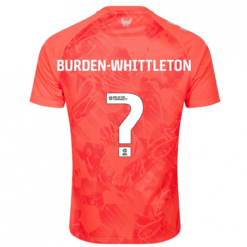 Danxen Men Charlie Burden-Whittleton #0 Orange White Away Jersey 2025/26 T-Shirt