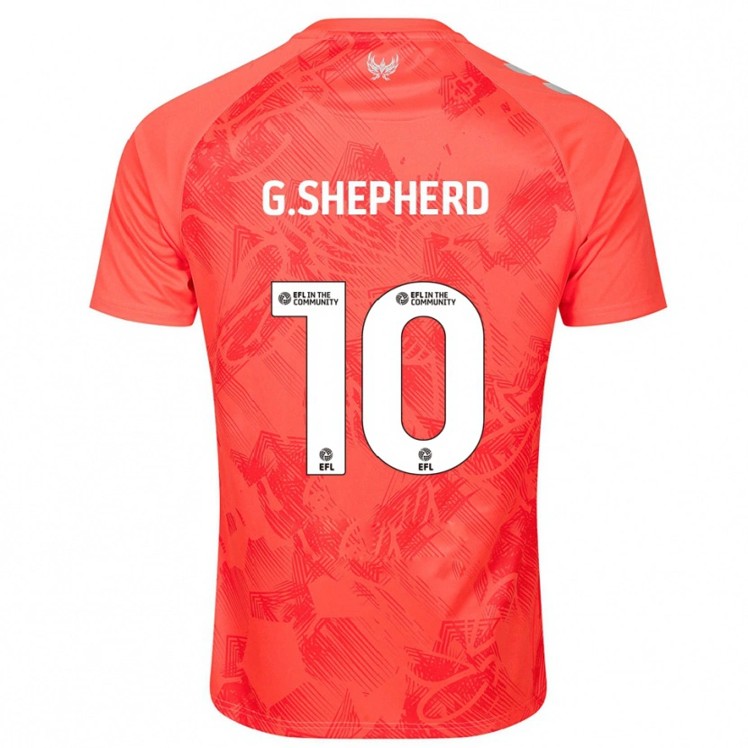 Danxen Men George Shepherd #10 Orange White Away Jersey 2025/26 T-Shirt
