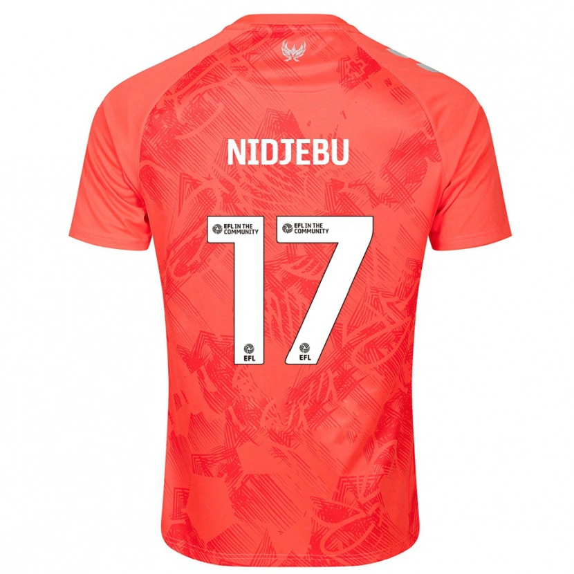 Danxen Men Success Nidjebu #17 Orange White Away Jersey 2025/26 T-Shirt