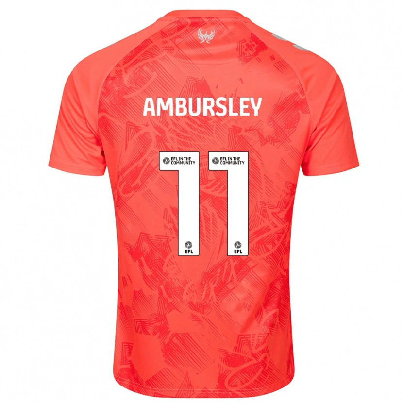 Danxen Men Conrad Ambursley #11 Orange White Away Jersey 2025/26 T-Shirt