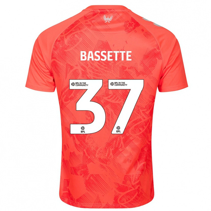 Danxen Men Norman Bassette #37 Orange White Away Jersey 2025/26 T-Shirt