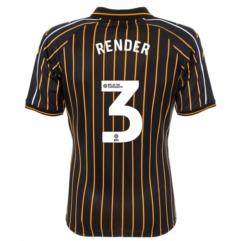 Danxen Men Meg Render #3 White Black Away Jersey 2025/26 T-Shirt