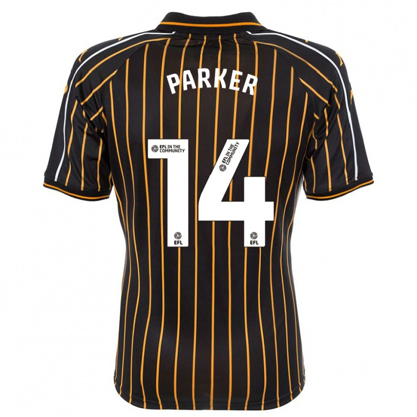 Danxen Men Hugh Parker #14 White Black Away Jersey 2025/26 T-Shirt