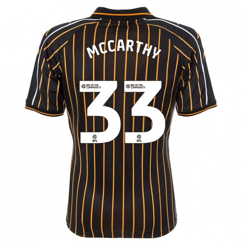 Danxen Men Cathal Mccarthy #33 White Black Away Jersey 2025/26 T-Shirt