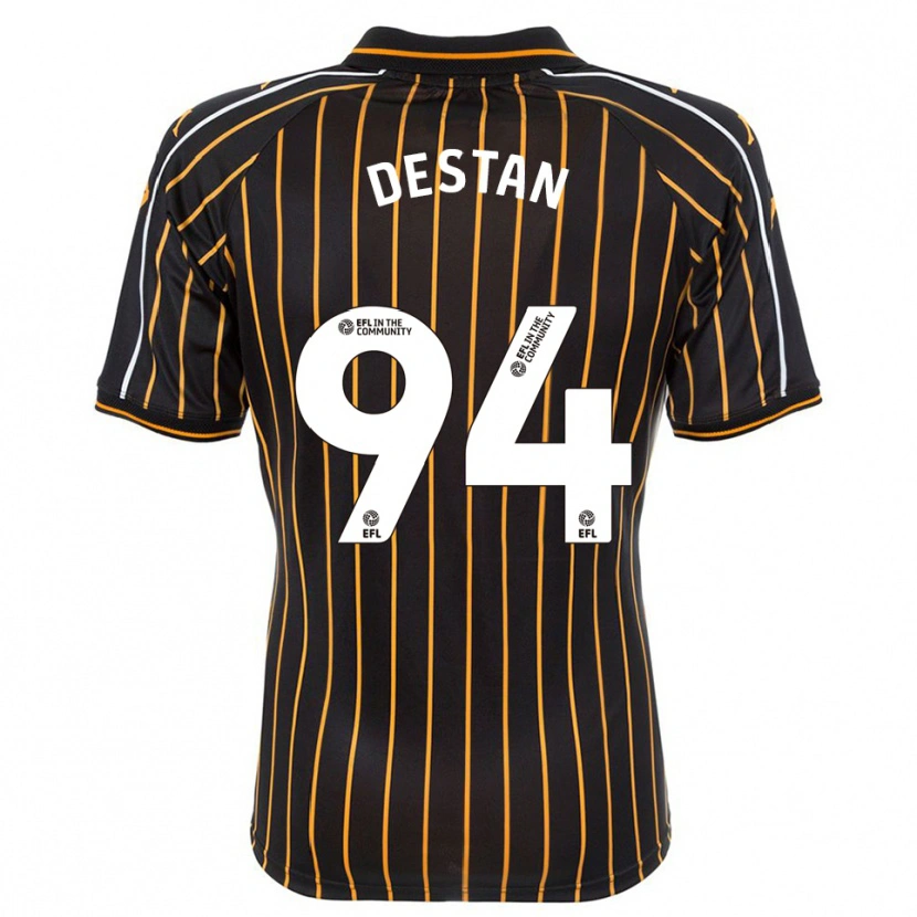 Danxen Men Enis Destan #94 White Black Away Jersey 2025/26 T-Shirt