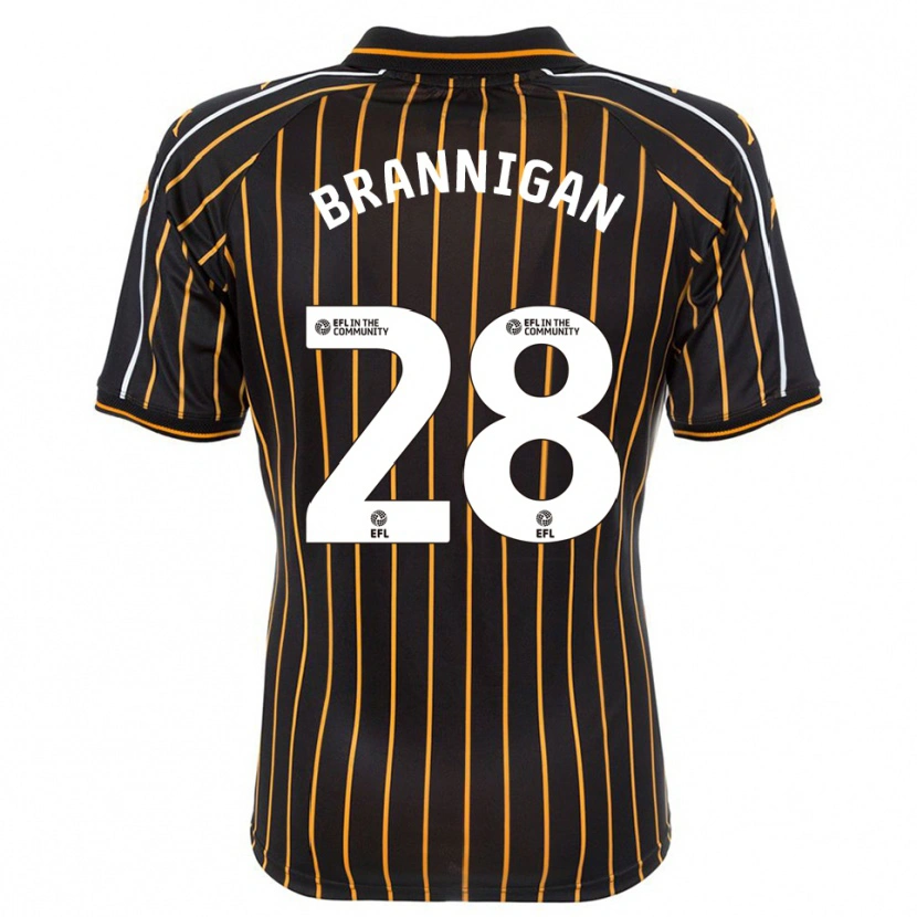 Danxen Men Aoife Brannigan #28 White Black Away Jersey 2025/26 T-Shirt