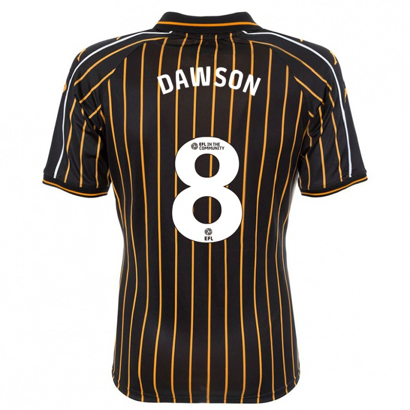 Danxen Men Lucas Dawson #8 White Black Away Jersey 2025/26 T-Shirt