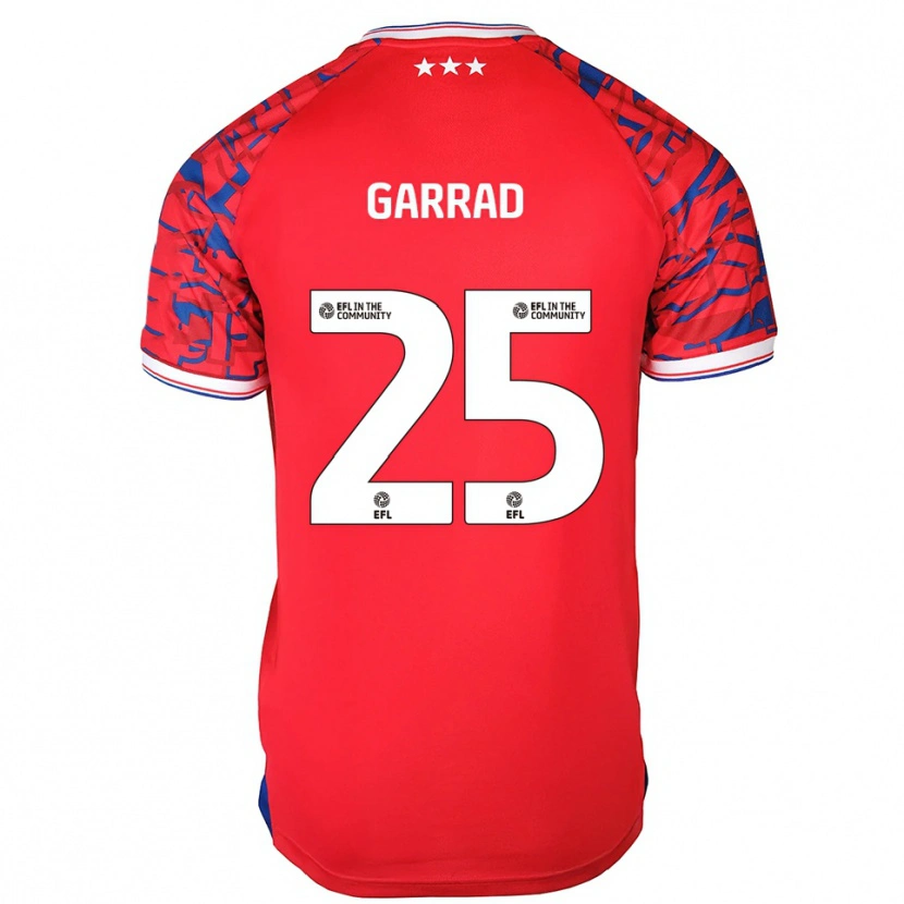Danxen Men Grace Garrad #25 Red Blue Away Jersey 2025/26 T-Shirt