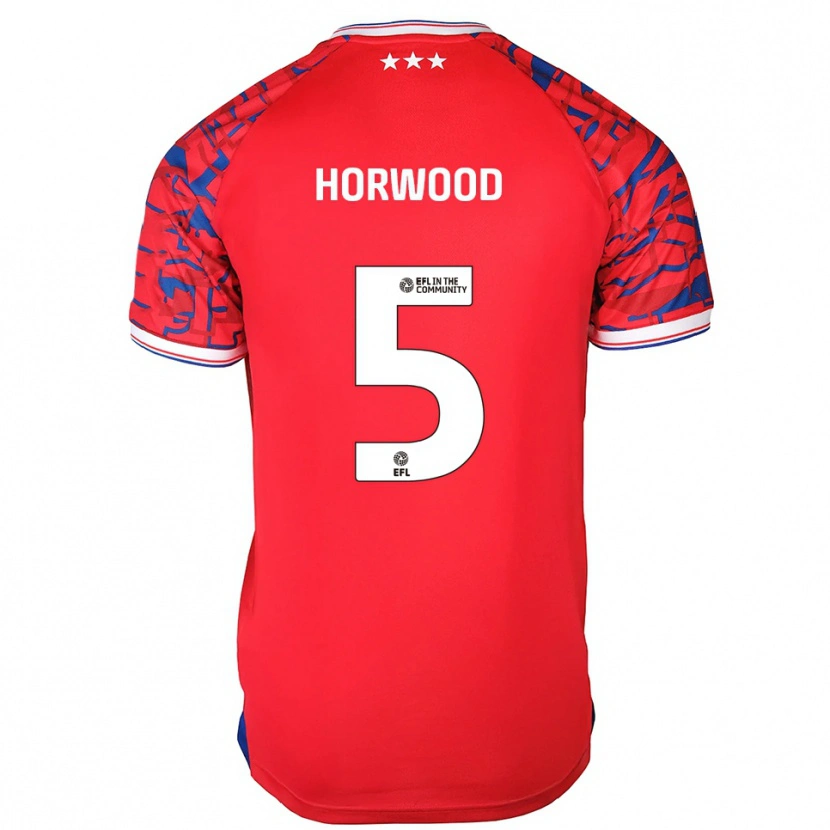 Danxen Men Bonnie Horwood #5 Red Blue Away Jersey 2025/26 T-Shirt