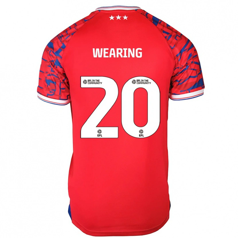 Danxen Men Megan Wearing #20 Red Blue Away Jersey 2025/26 T-Shirt