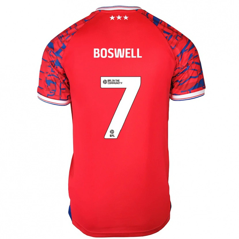 Danxen Men Ashton Boswell #7 Red Blue Away Jersey 2025/26 T-Shirt