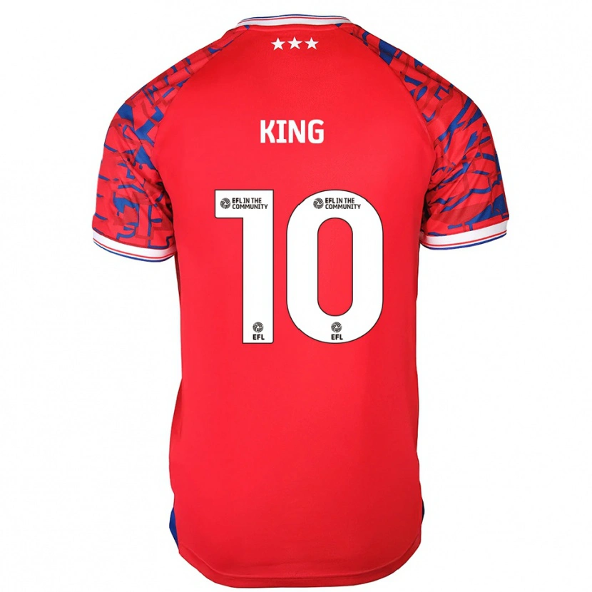 Danxen Men Eloise King #10 Red Blue Away Jersey 2025/26 T-Shirt