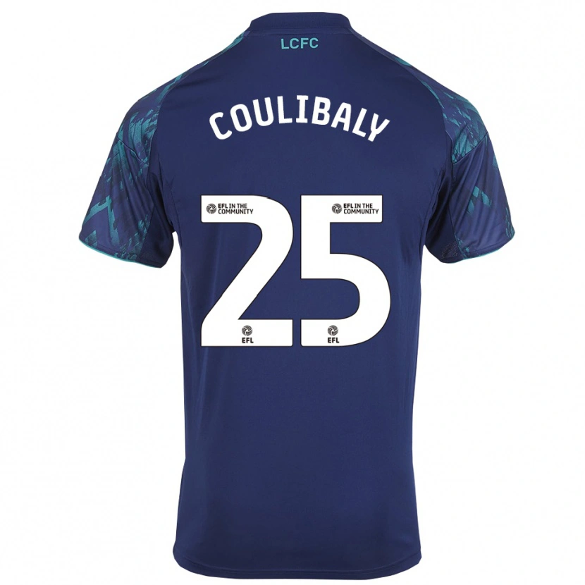 Danxen Men Woyo Coulibaly #25 Navy Green White Away Jersey 2025/26 T-Shirt