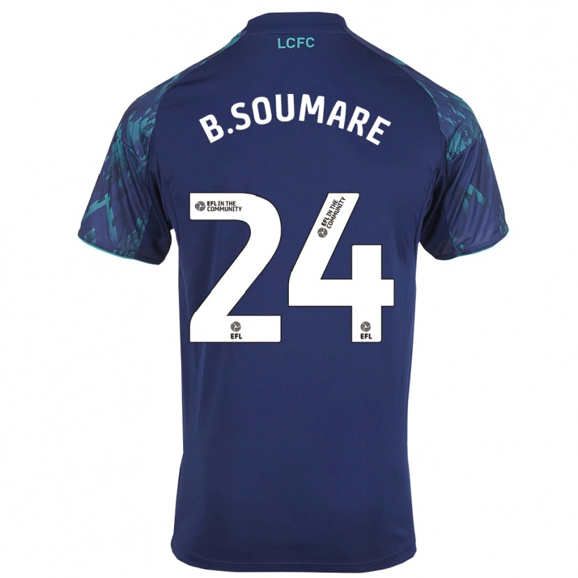 Danxen Men Boubakary Soumaré #24 Navy Green White Away Jersey 2025/26 T-Shirt