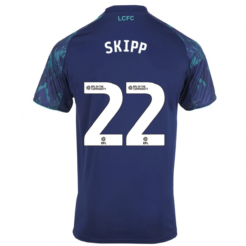 Danxen Men Oliver Skipp #22 Navy Green White Away Jersey 2025/26 T-Shirt