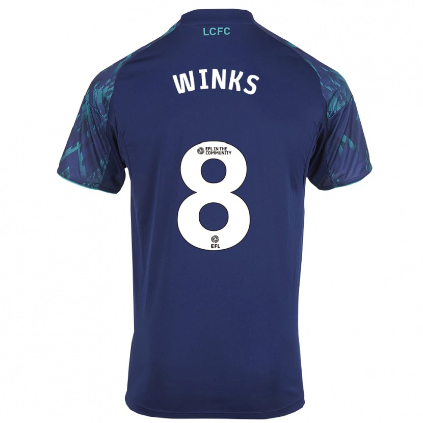 Danxen Men Harry Winks #8 Navy Green White Away Jersey 2025/26 T-Shirt