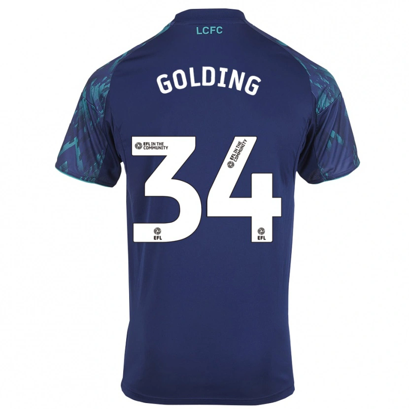 Danxen Men Michael Golding #34 Navy Green White Away Jersey 2025/26 T-Shirt