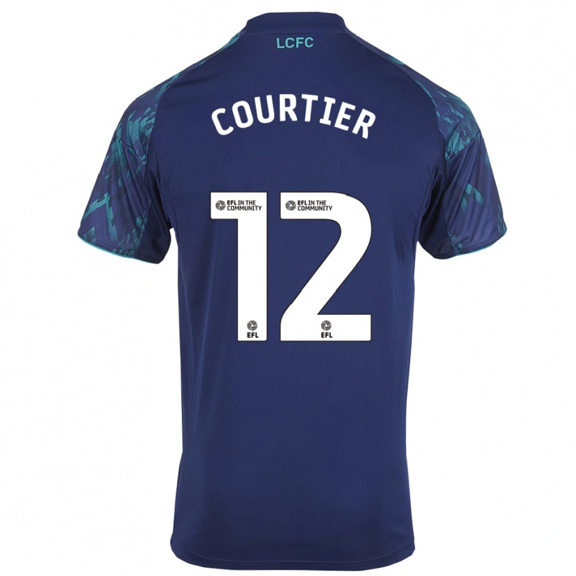 Danxen Men Ben Courtier #12 Navy Green White Away Jersey 2025/26 T-Shirt