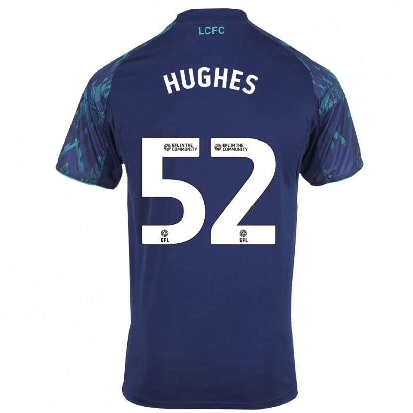Danxen Men Iestyn Hughes #52 Navy Green White Away Jersey 2025/26 T-Shirt