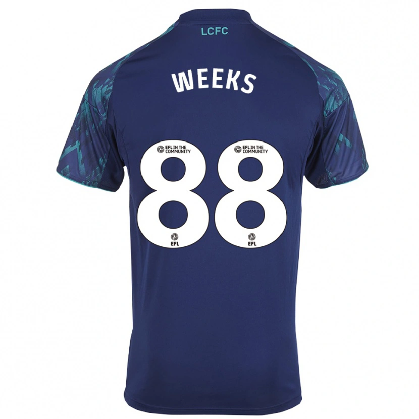 Danxen Men Tyler Weeks #88 Navy Green White Away Jersey 2025/26 T-Shirt