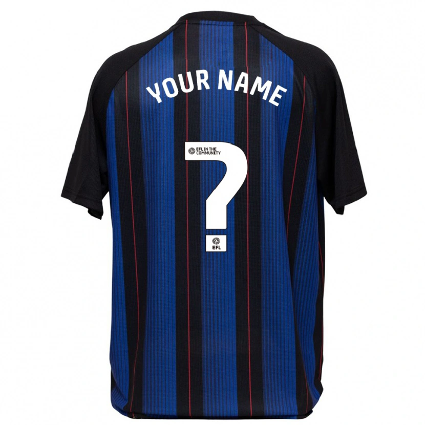 Danxen Men Your Name #0 Blue Black Away Jersey 2025/26 T-Shirt