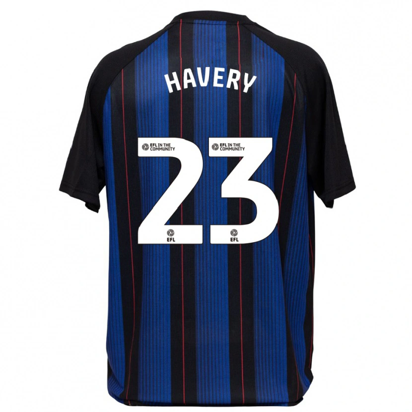 Danxen Men Nicole Havery #23 Blue Black Away Jersey 2025/26 T-Shirt