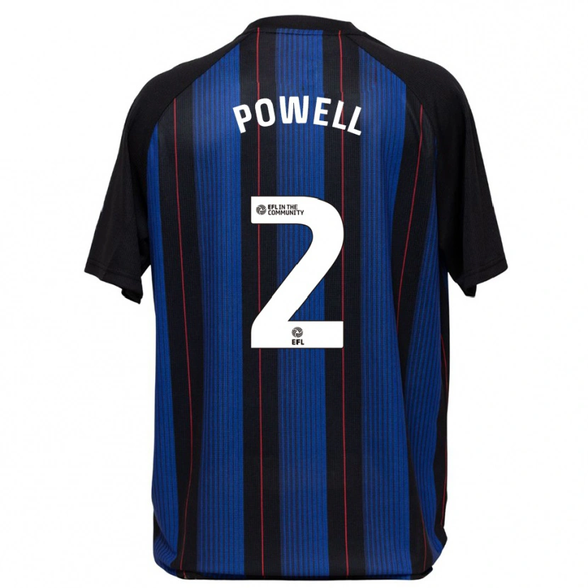Danxen Men Rio Patterson-Powell #2 Blue Black Away Jersey 2025/26 T-Shirt