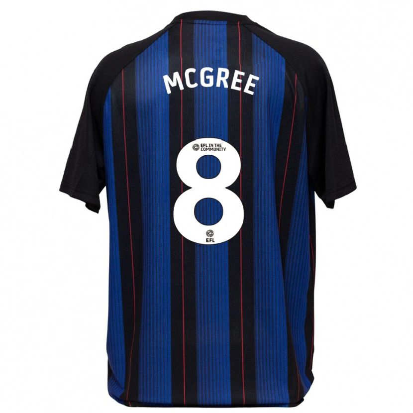 Danxen Men Riley Mcgree #8 Blue Black Away Jersey 2025/26 T-Shirt