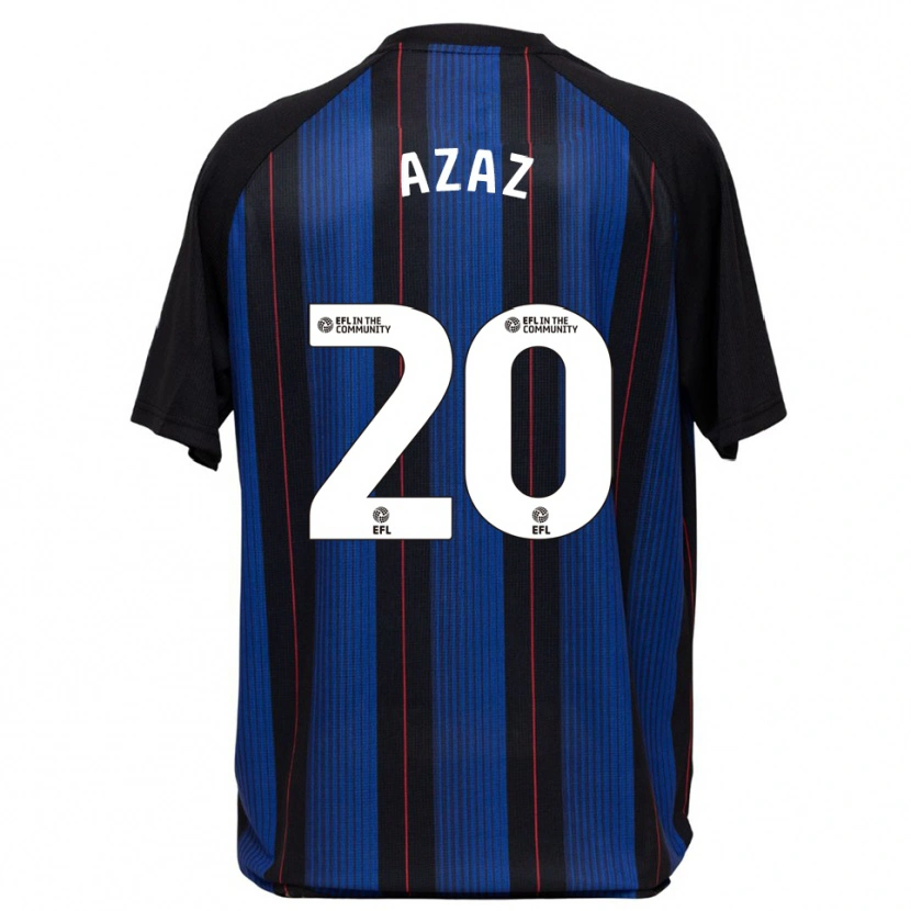 Danxen Men Finn Azaz #20 Blue Black Away Jersey 2025/26 T-Shirt