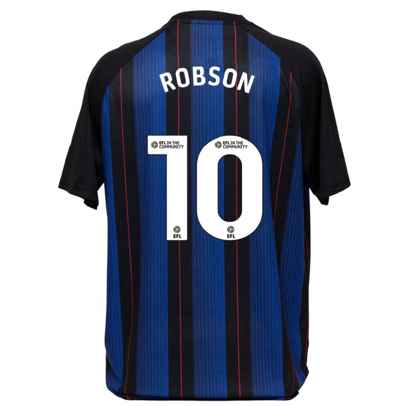 Danxen Men Lauren Robson #10 Blue Black Away Jersey 2025/26 T-Shirt