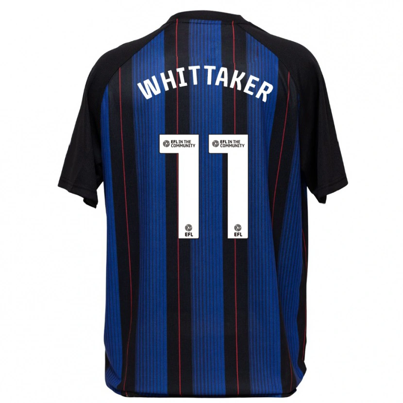 Danxen Men Morgan Whittaker #11 Blue Black Away Jersey 2025/26 T-Shirt
