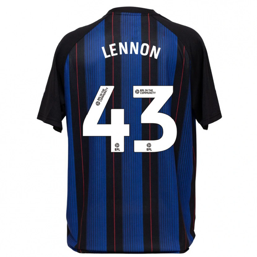 Danxen Men Charlie Lennon #43 Blue Black Away Jersey 2025/26 T-Shirt