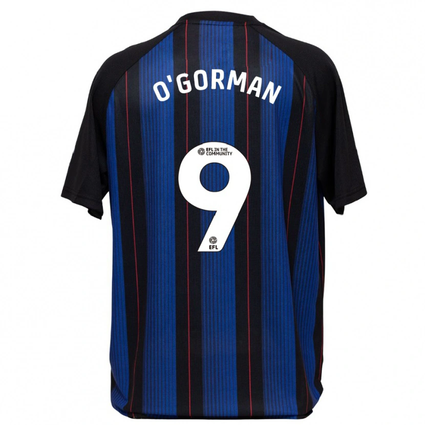 Danxen Men Finley O'gorman #9 Blue Black Away Jersey 2025/26 T-Shirt