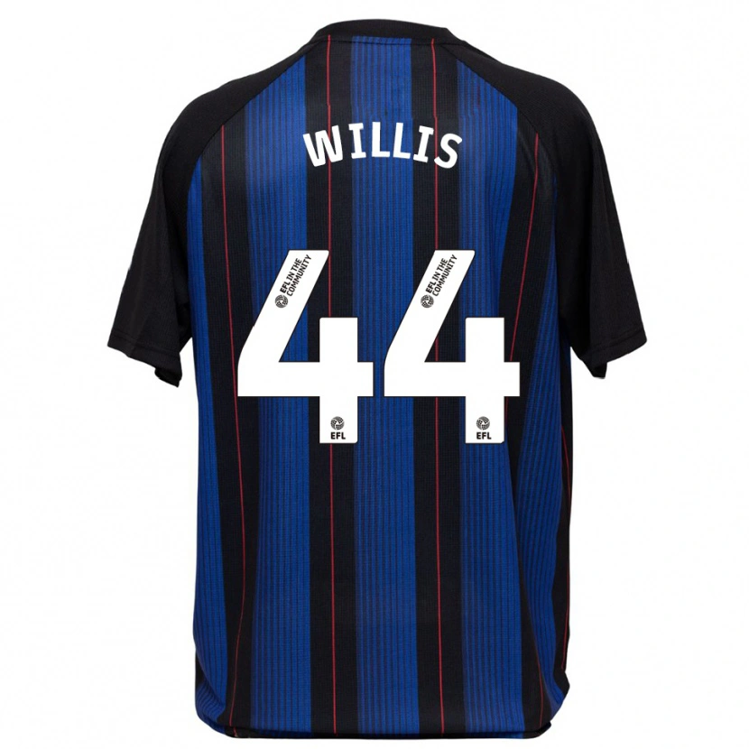 Danxen Men Pharrell Willis #44 Blue Black Away Jersey 2025/26 T-Shirt