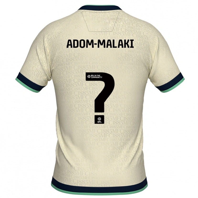 Danxen Men Nino Adom-Malaki #0 Champagne Navy Away Jersey 2025/26 T-Shirt