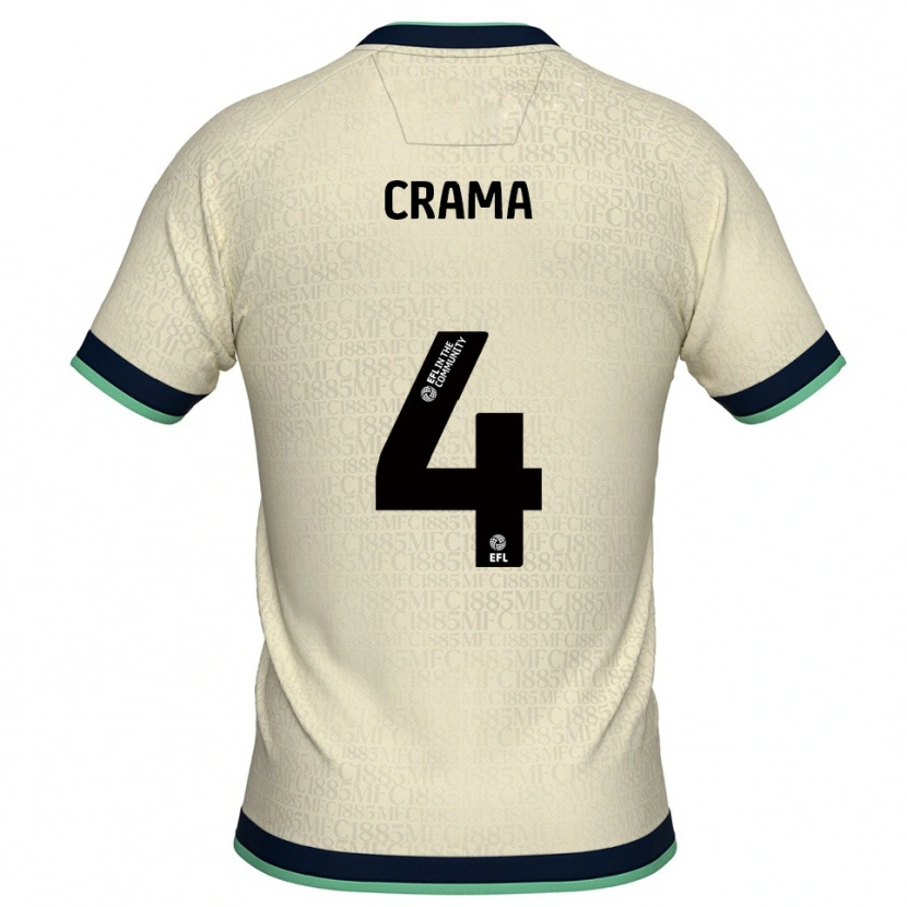 Danxen Men Tristan Crama #4 Champagne Navy Away Jersey 2025/26 T-Shirt