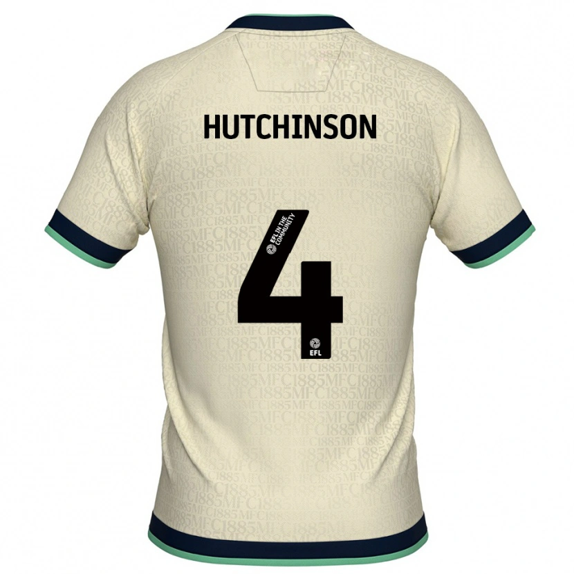 Danxen Men Shaun Hutchinson #4 Champagne Navy Away Jersey 2025/26 T-Shirt