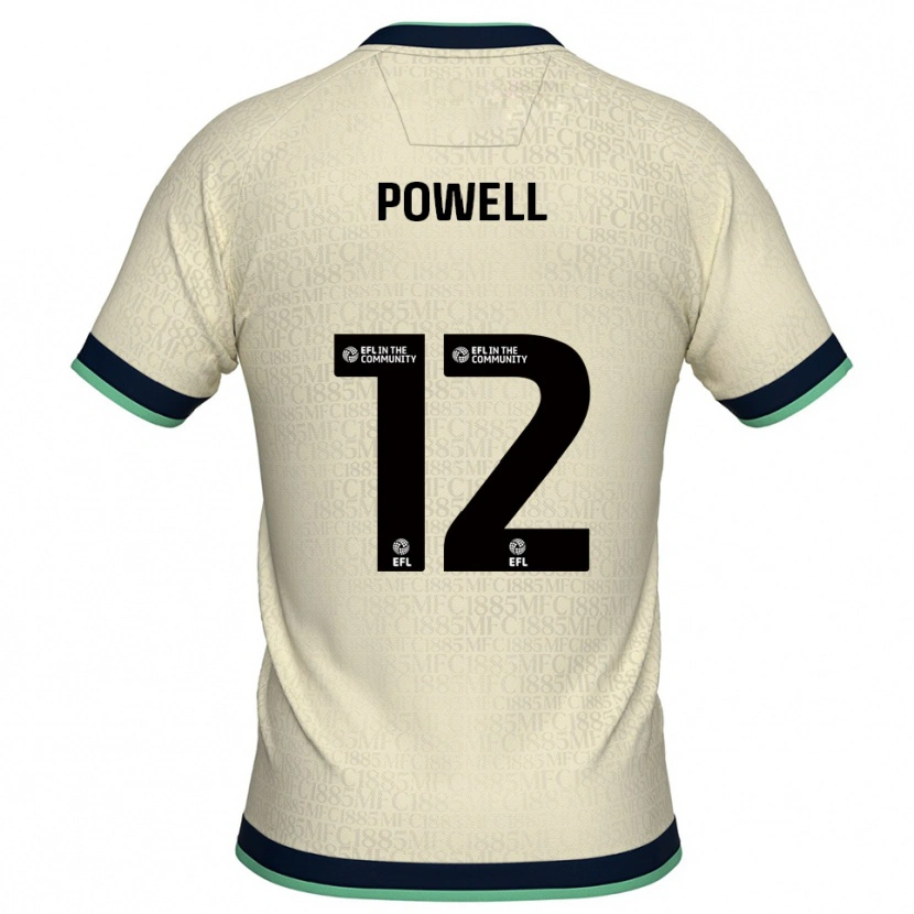 Danxen Men Beth Powell #12 Champagne Navy Away Jersey 2025/26 T-Shirt