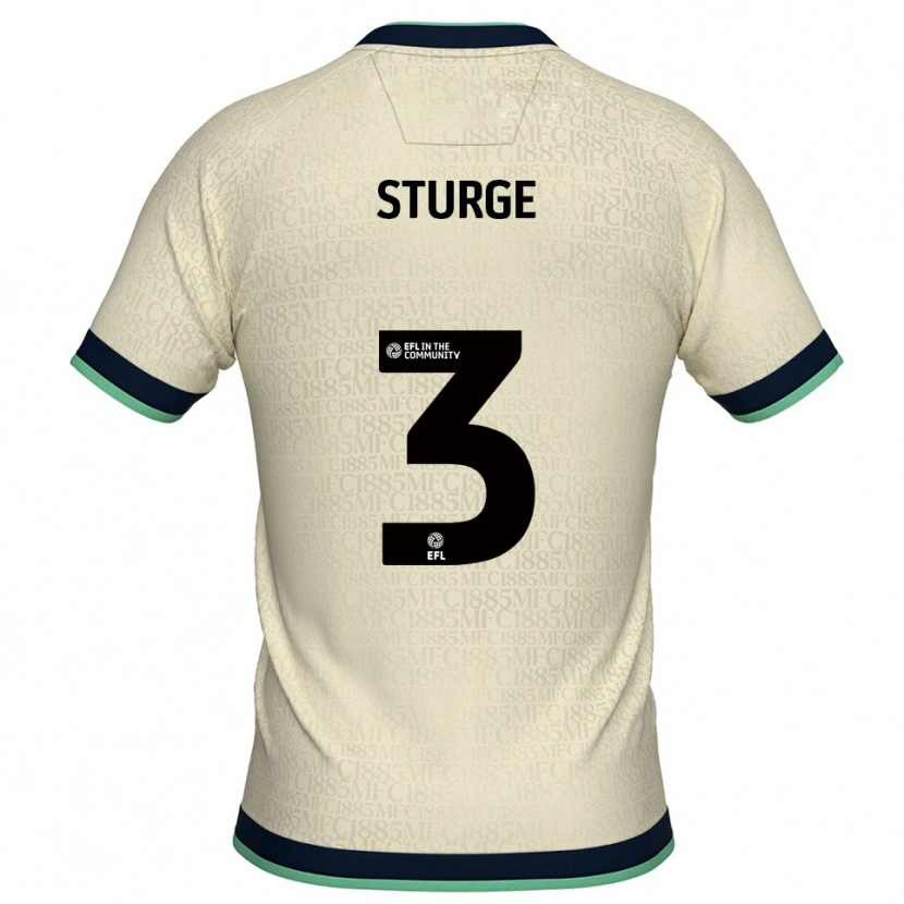 Danxen Men Zak Sturge #3 Champagne Navy Away Jersey 2025/26 T-Shirt