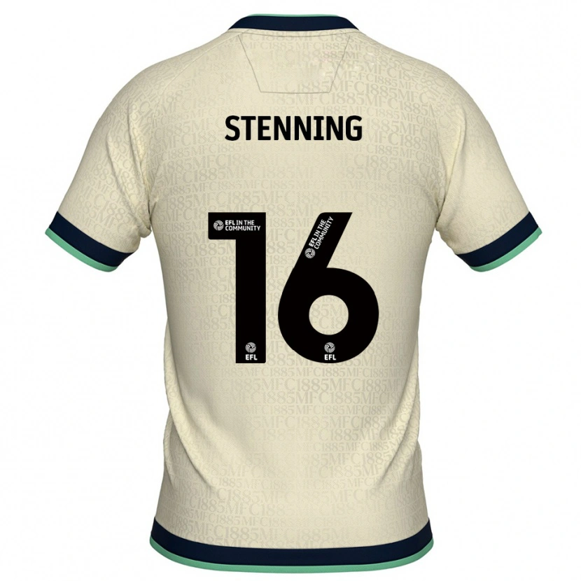 Danxen Men Ellie Stenning #16 Champagne Navy Away Jersey 2025/26 T-Shirt