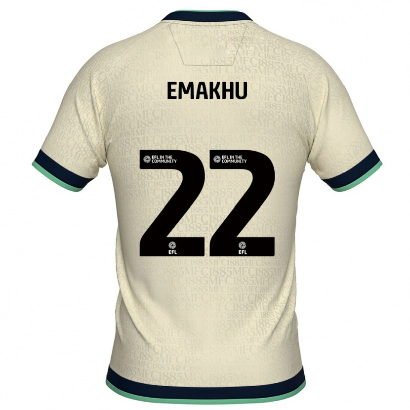 Danxen Men Aidomo Emakhu #22 Champagne Navy Away Jersey 2025/26 T-Shirt
