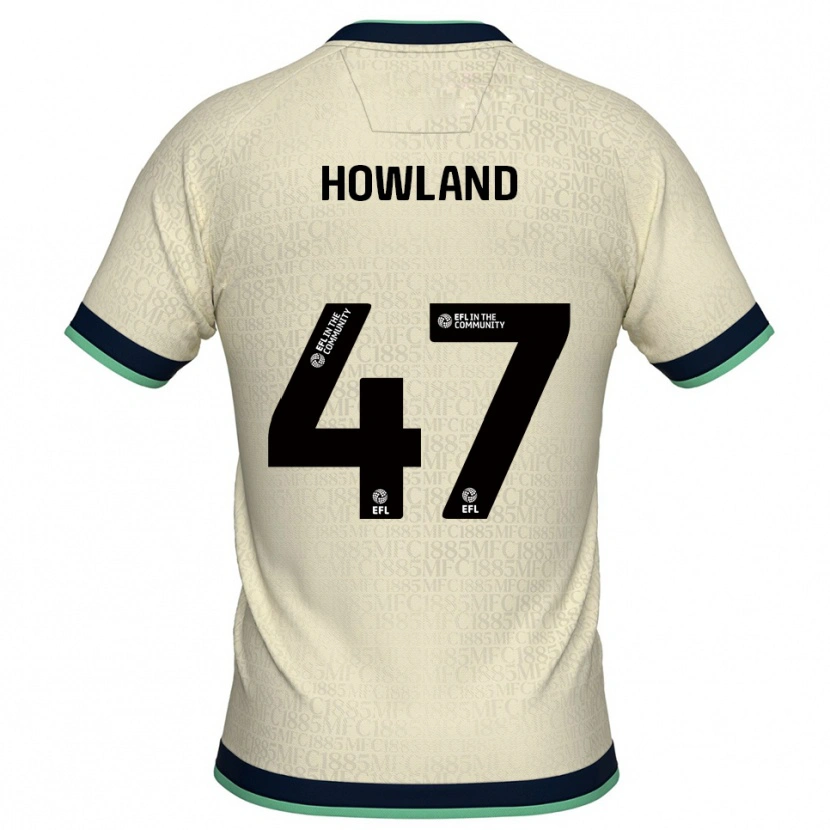 Danxen Men Jack Howland #47 Champagne Navy Away Jersey 2025/26 T-Shirt