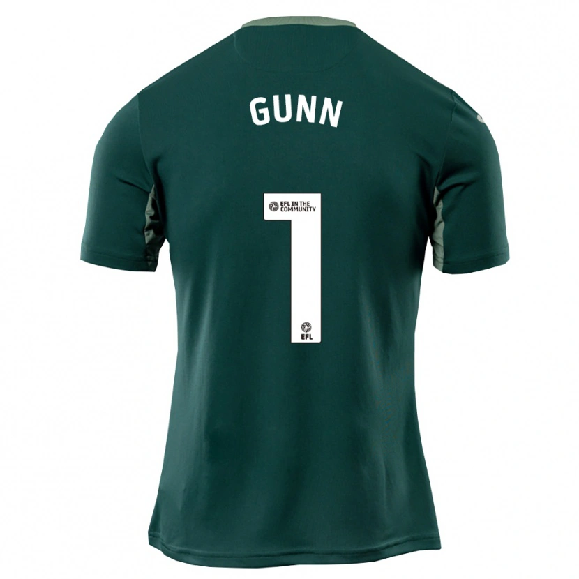 Danxen Men Angus Gunn #1 Green White Purple Away Jersey 2025/26 T-Shirt