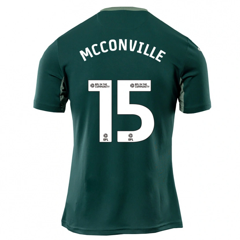 Danxen Men Ruairi Mcconville #15 Green White Purple Away Jersey 2025/26 T-Shirt