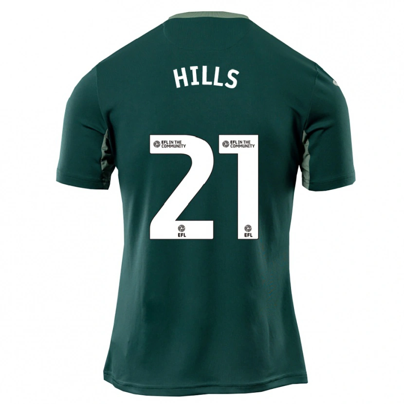 Danxen Men Brad Hills #21 Green White Purple Away Jersey 2025/26 T-Shirt