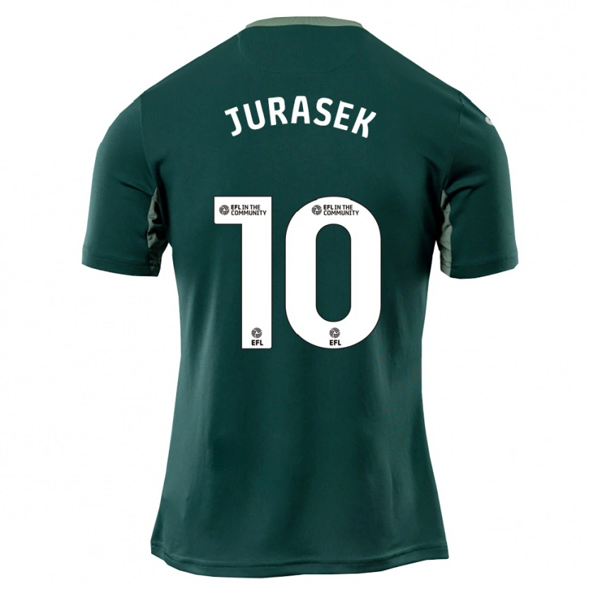 Danxen Men Matej Jurasek #10 Green White Purple Away Jersey 2025/26 T-Shirt