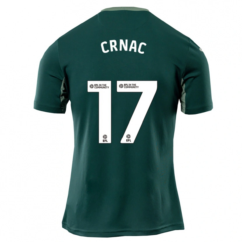 Danxen Men Ante Crnac #17 Green White Purple Away Jersey 2025/26 T-Shirt