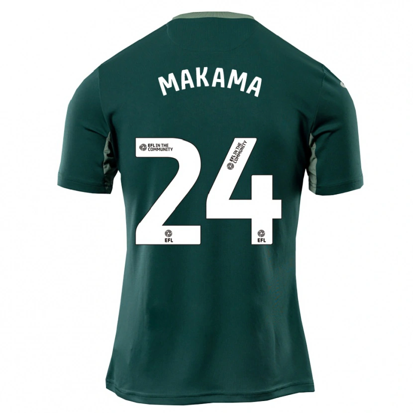 Danxen Men Jovon Makama #24 Green White Purple Away Jersey 2025/26 T-Shirt
